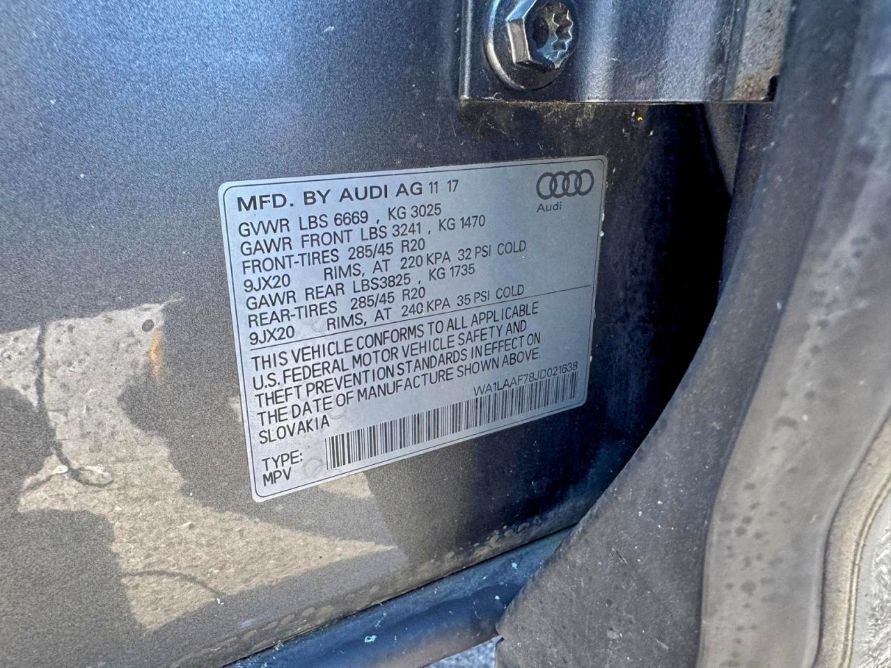 2018 AUDI Q7 PREMIUM PLUS photo 12