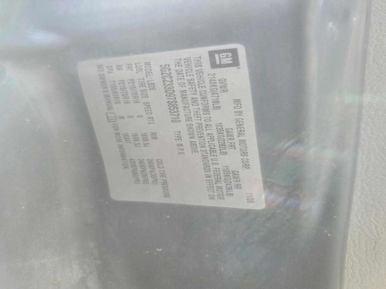 2007 SATURN VUE photo 49