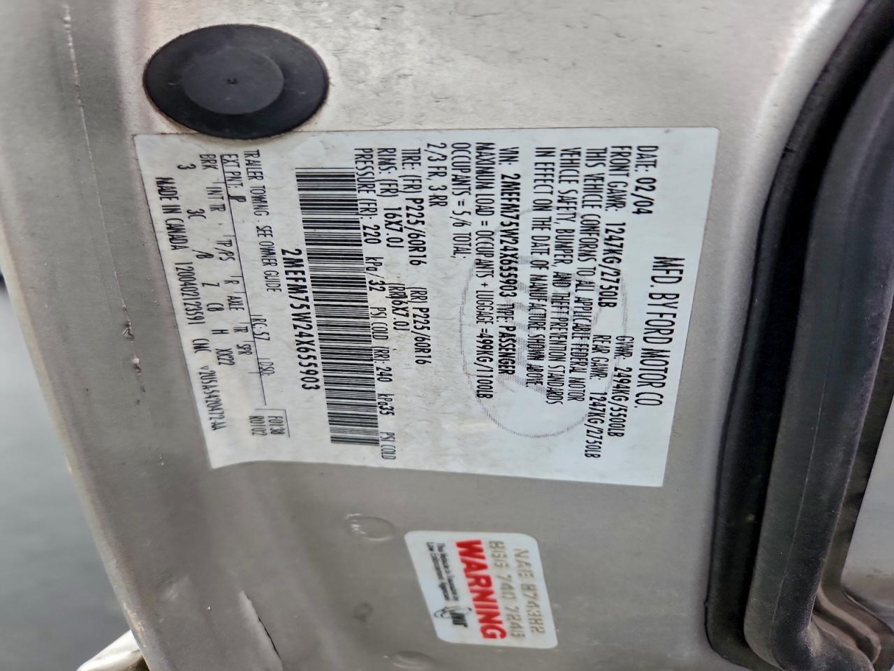 2004 MERCURY GRAND MARQUIS LS photo 12