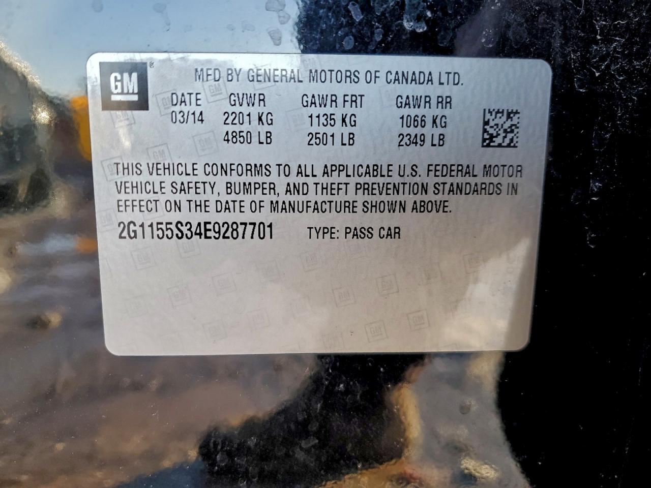 2014 CHEVROLET IMPALA LTZ photo 12