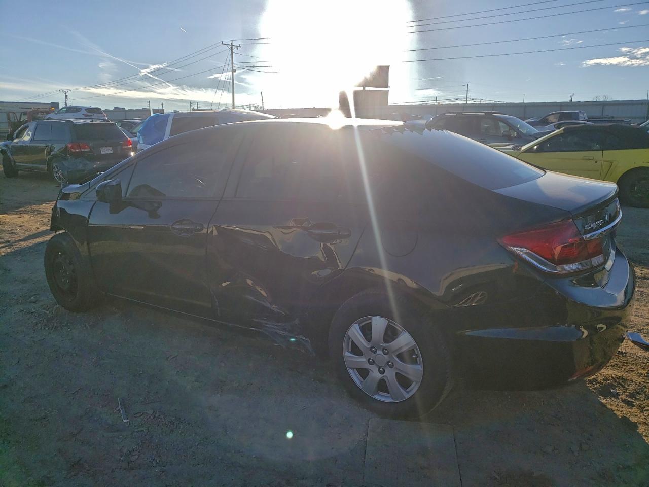 2014 HONDA CIVIC LX photo 2