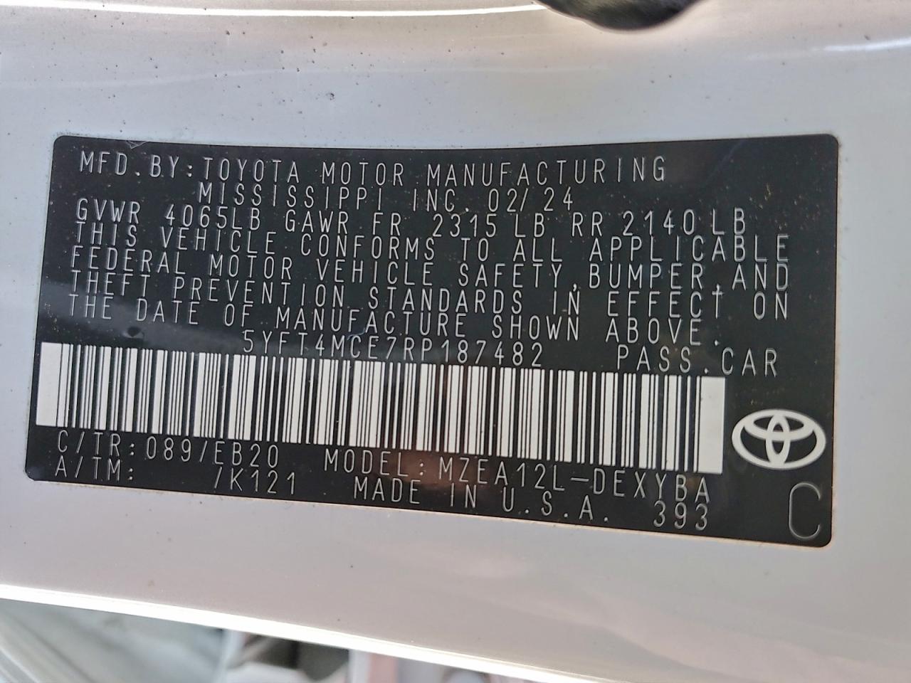2024 TOYOTA COROLLA XSE photo 12
