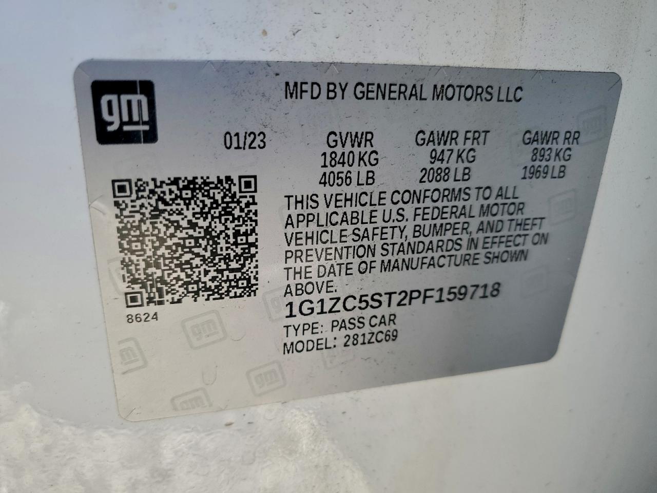 2023 CHEVROLET MALIBU LS photo 13