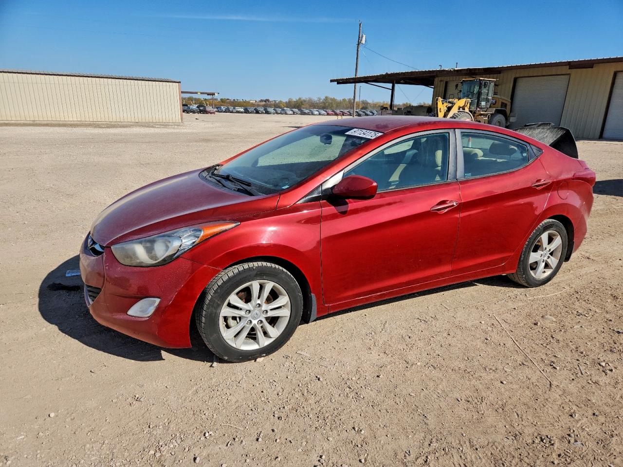 2013 HYUNDAI ELANTRA GLS — MECHANICAL damage — photo 1