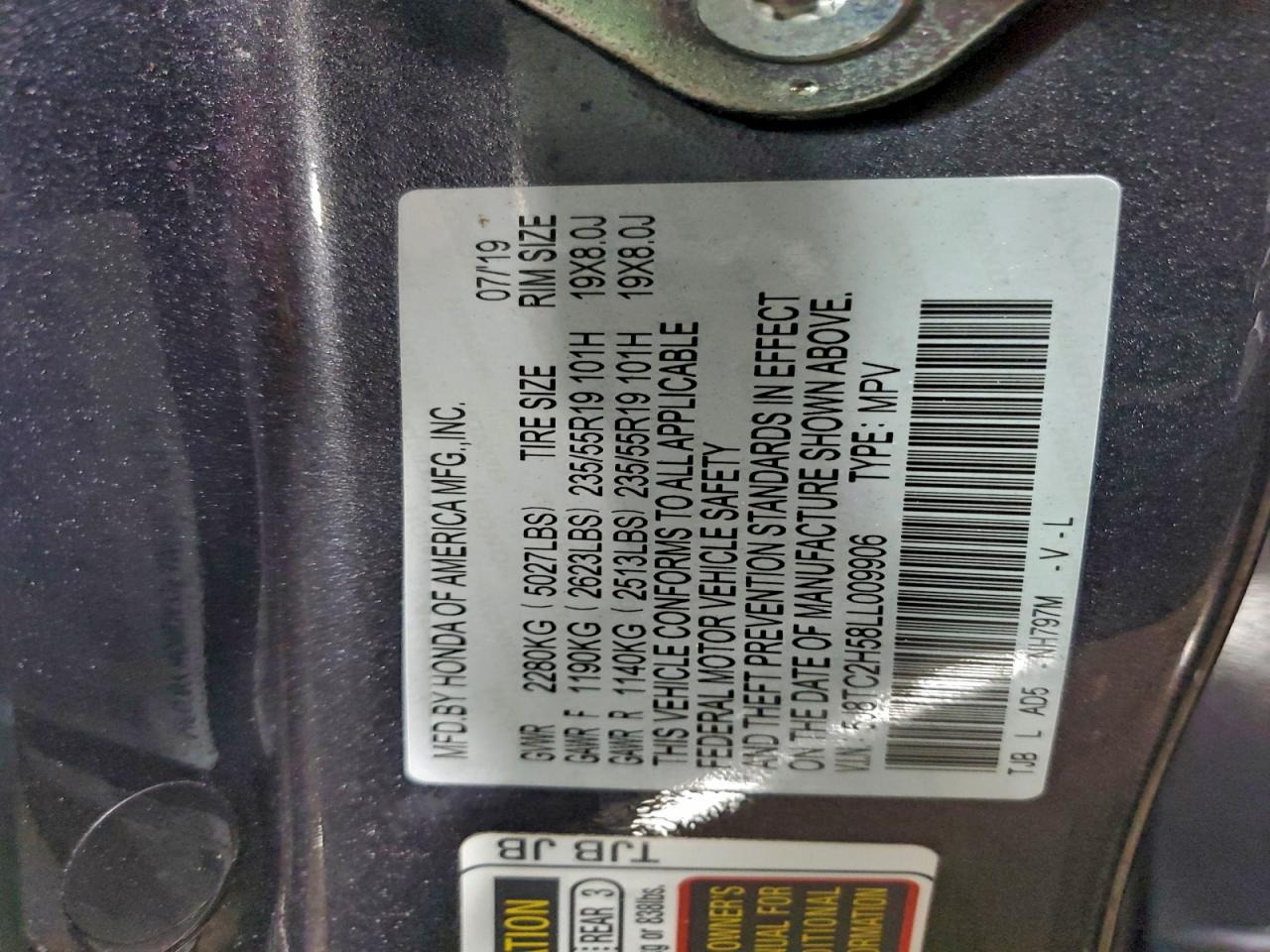 2020 ACURA RDX TECHNOLOGY photo 13