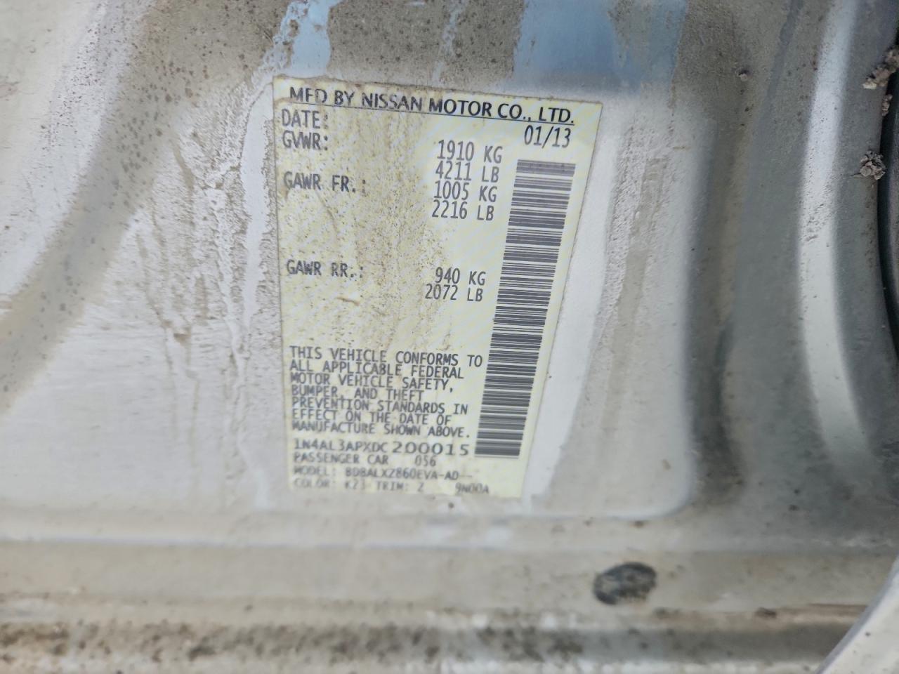 2013 NISSAN ALTIMA 2.5 photo 23