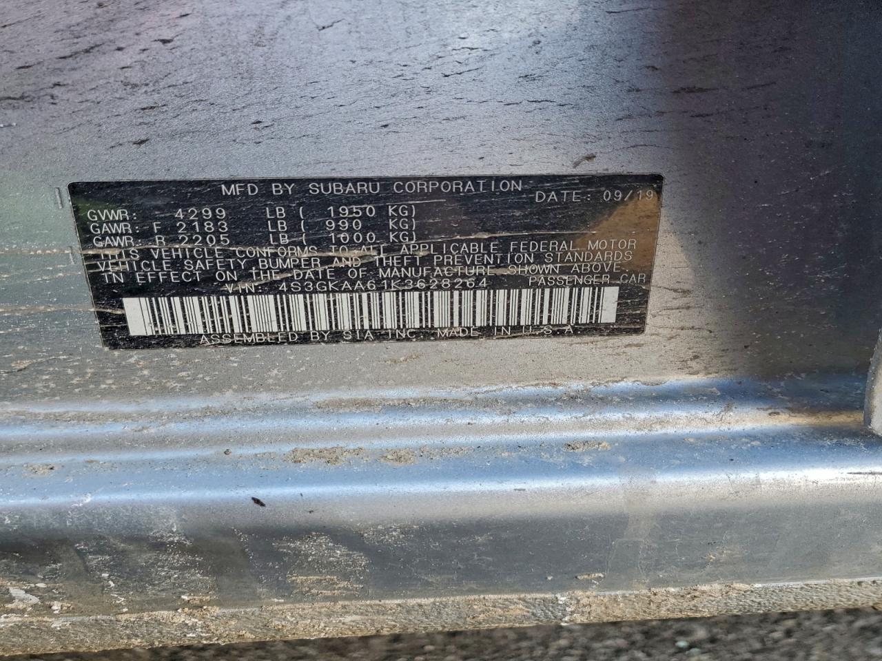 2019 SUBARU IMPREZA photo 25