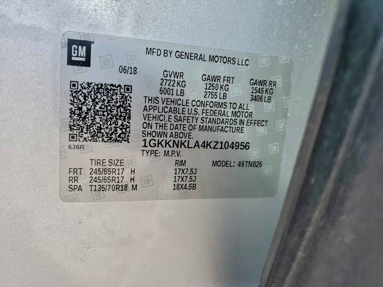 2019 GMC ACADIA SLE photo 25