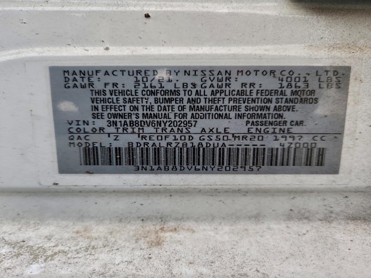 2022 NISSAN SENTRA SR photo 13