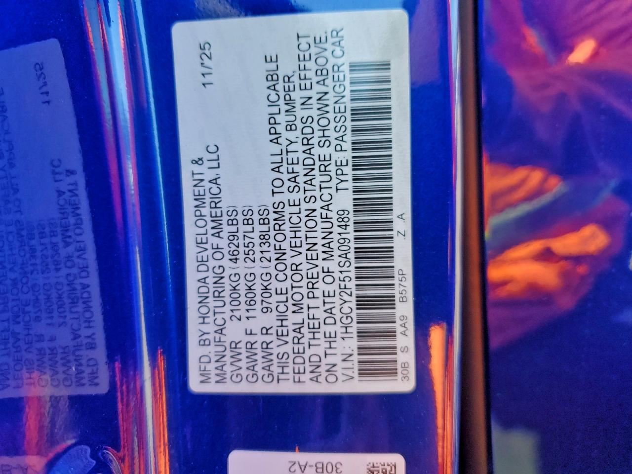 2025 HONDA ACCORD HYBRID SPORT photo 34