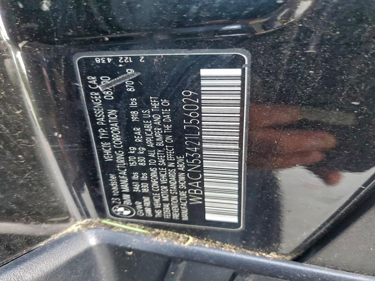 2001 BMW Z3 3.0 photo 12