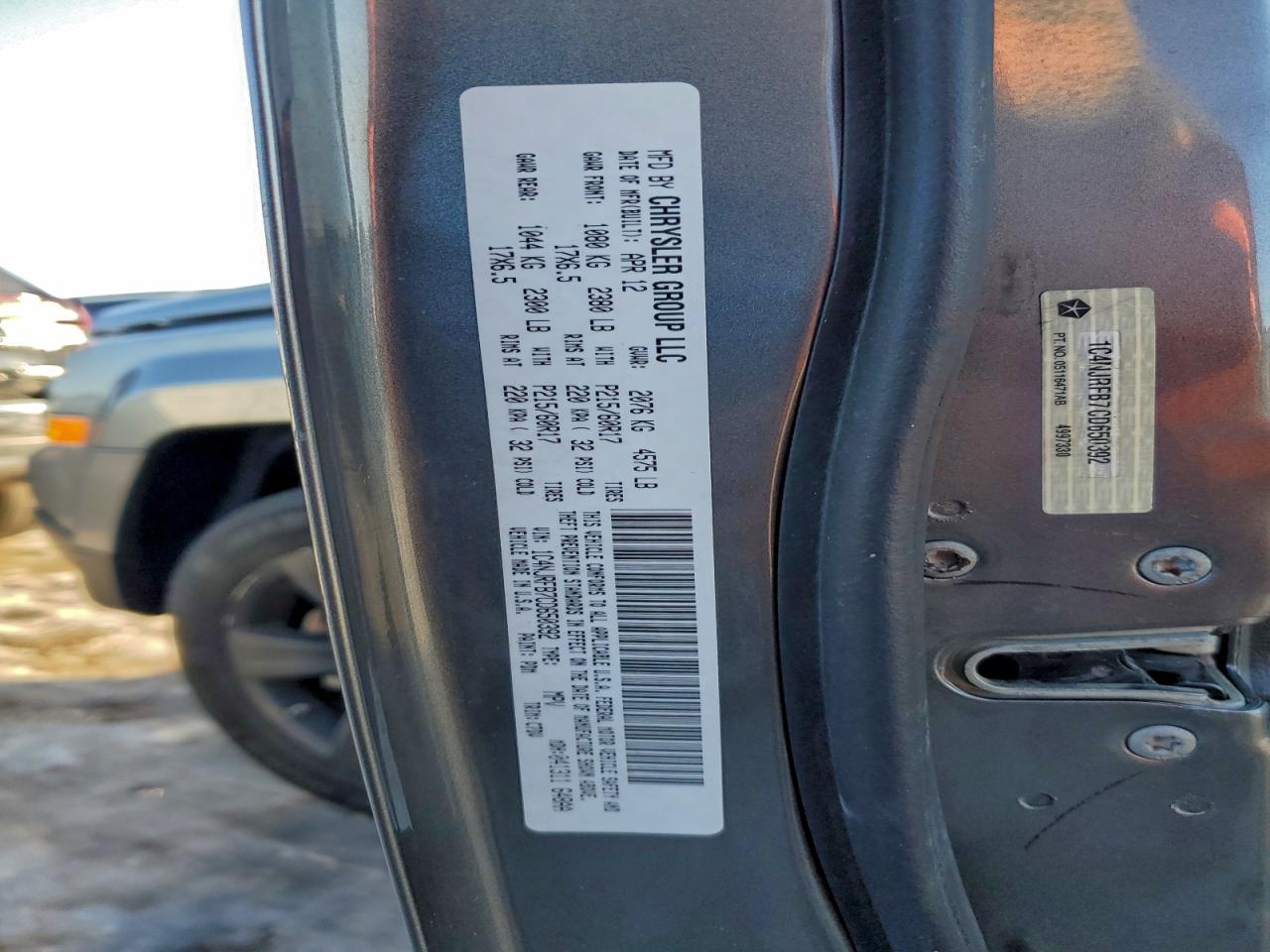 2012 JEEP PATRIOT LATITUDE photo 12
