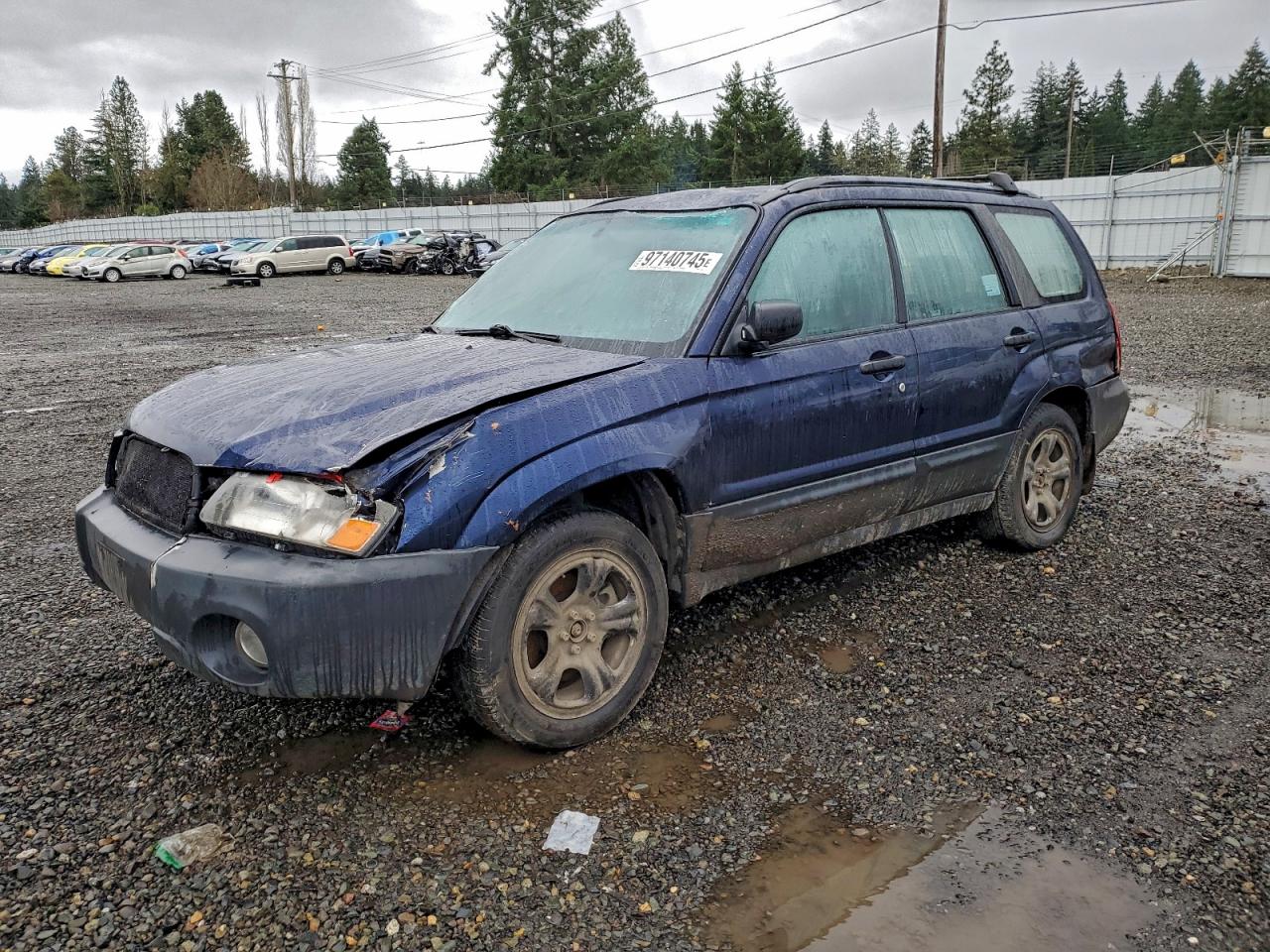 2005 SUBARU FORESTER 2.5X — ROLLOVER damage — photo 1