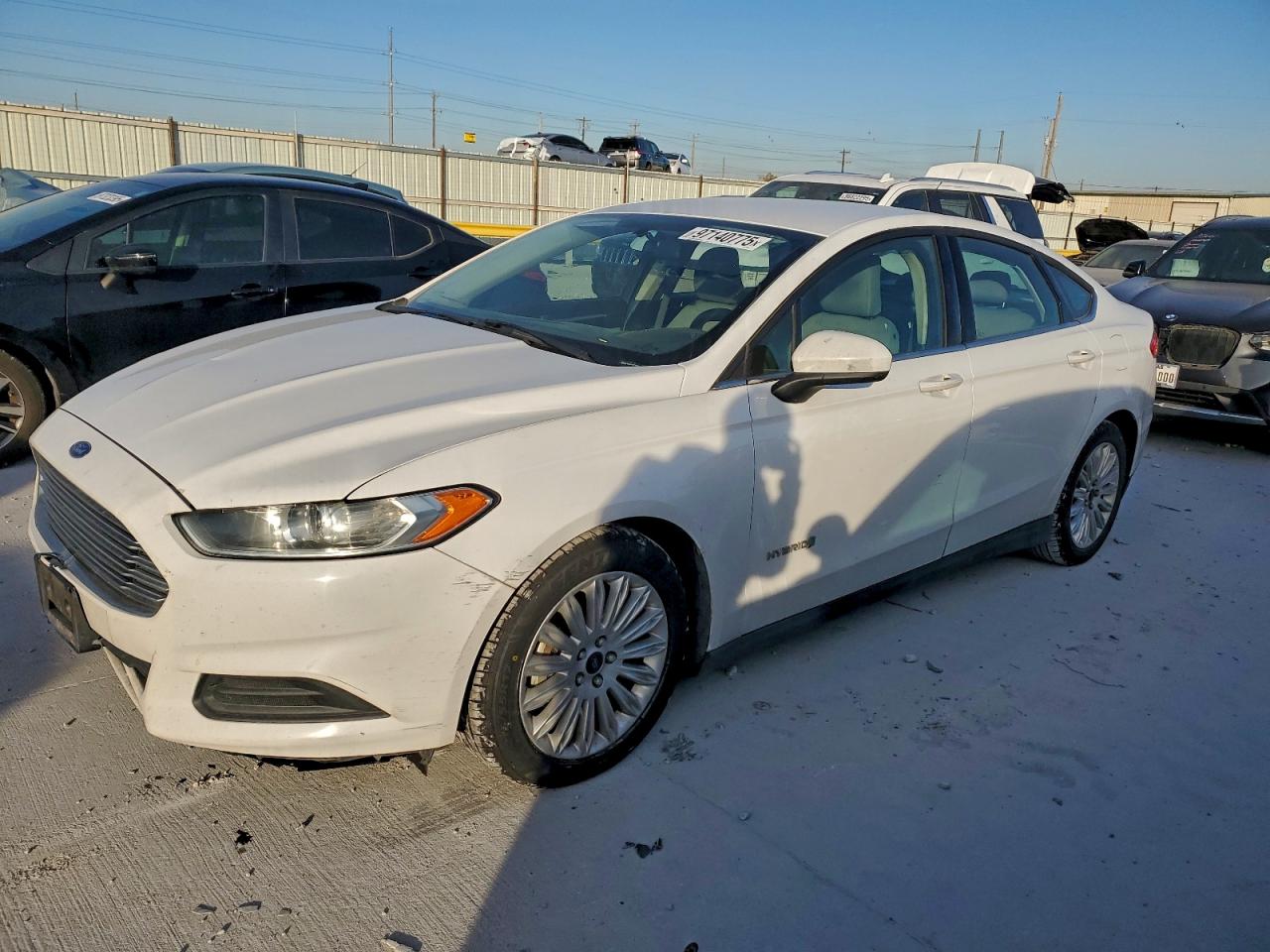 2015 FORD FUSION S HYBRID — FRONT END damage — photo 1