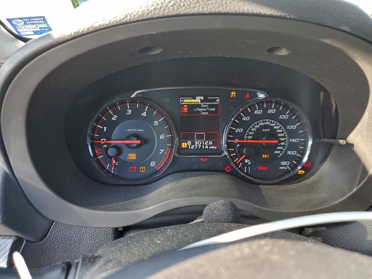 2018 SUBARU WRX photo 9