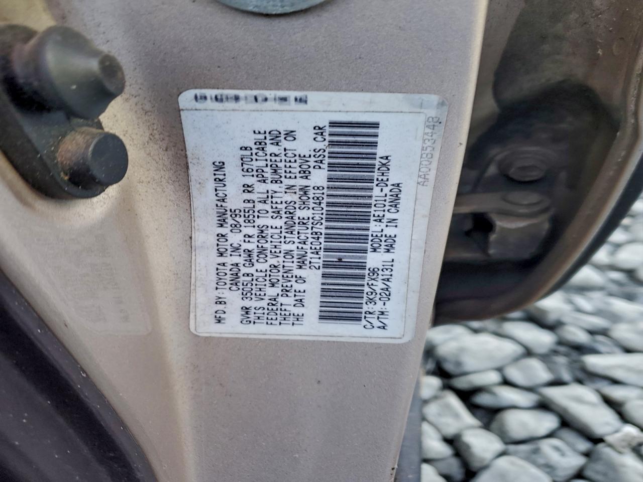 1995 TOYOTA COROLLA photo 34