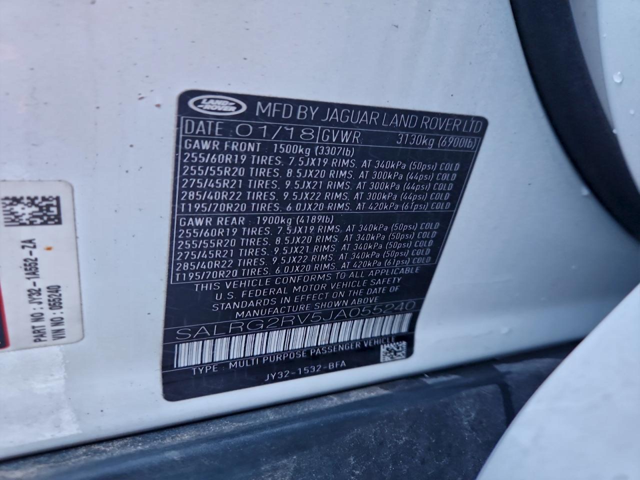 2018 LAND ROVER DISCOVERY SE photo 13