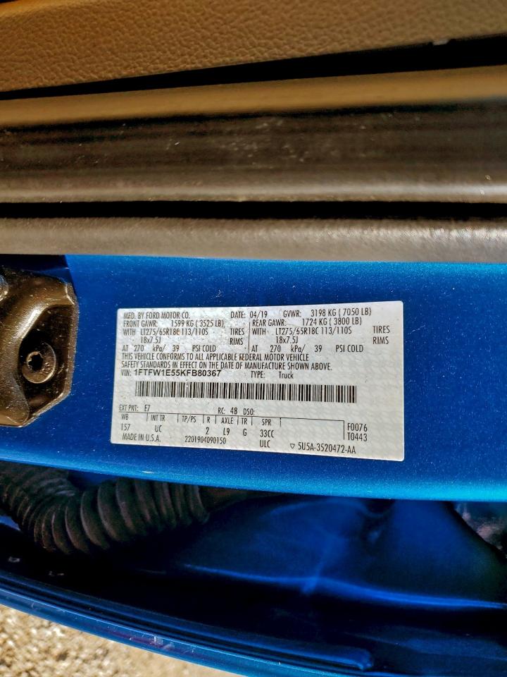 2019 FORD F150 SUPERCREW photo 23