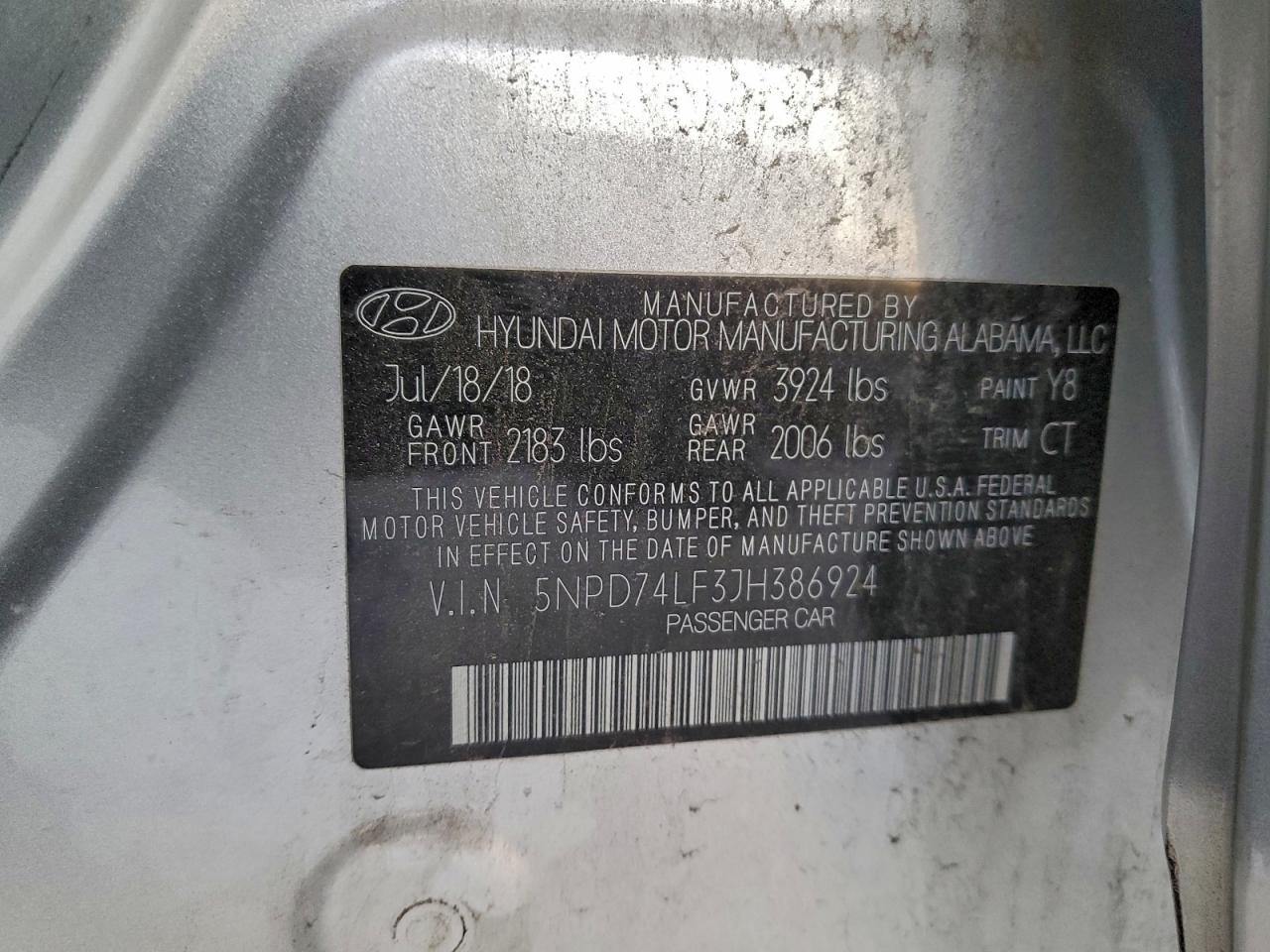 2018 HYUNDAI ELANTRA SE photo 12
