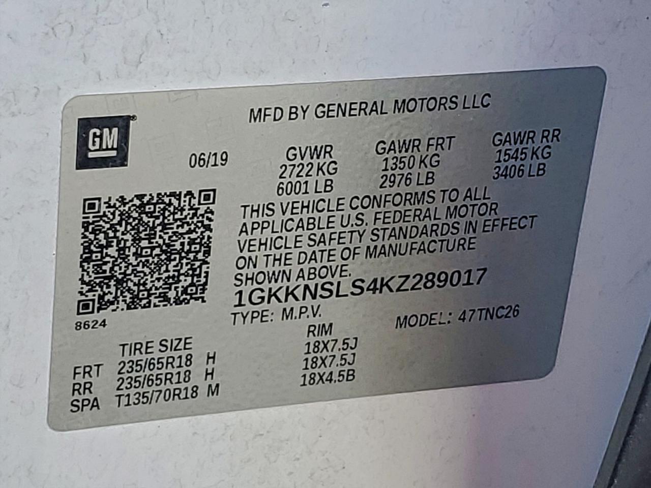 2019 GMC ACADIA SLE photo 14
