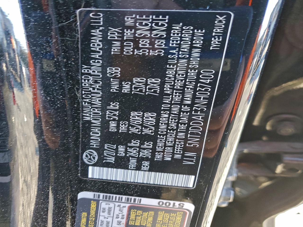 2022 HYUNDAI SANTA CRUZ SEL PREMIUM photo 25