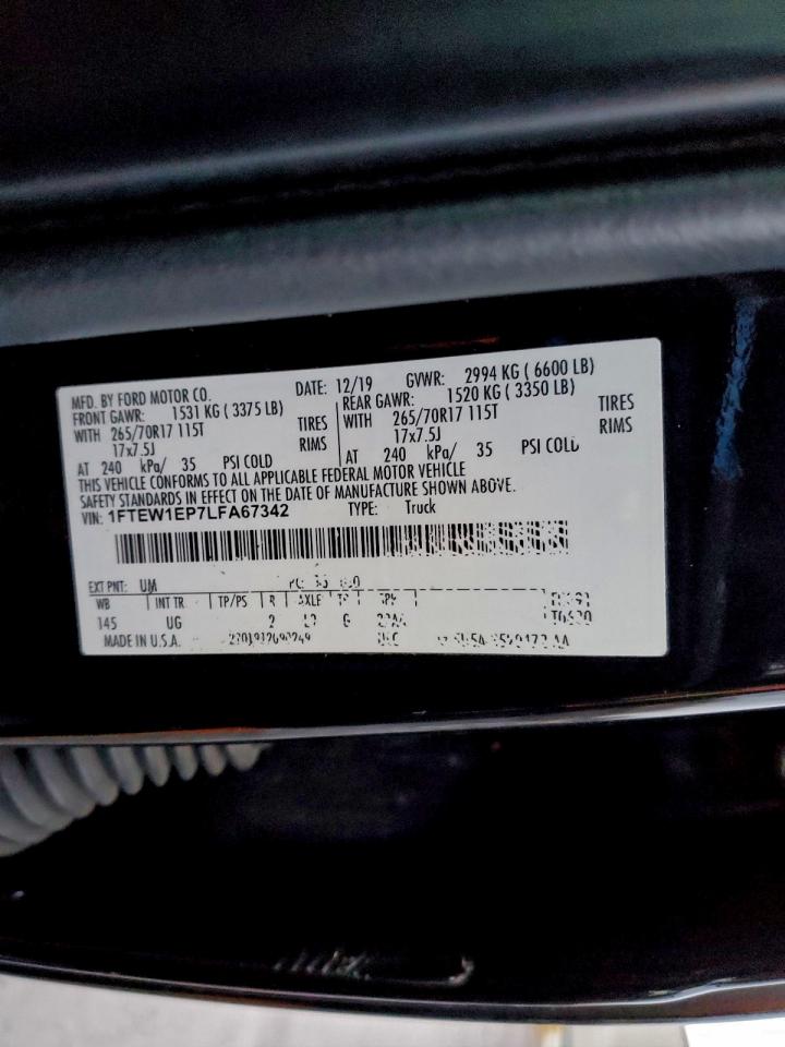 2020 FORD F150 SUPERCREW photo 25