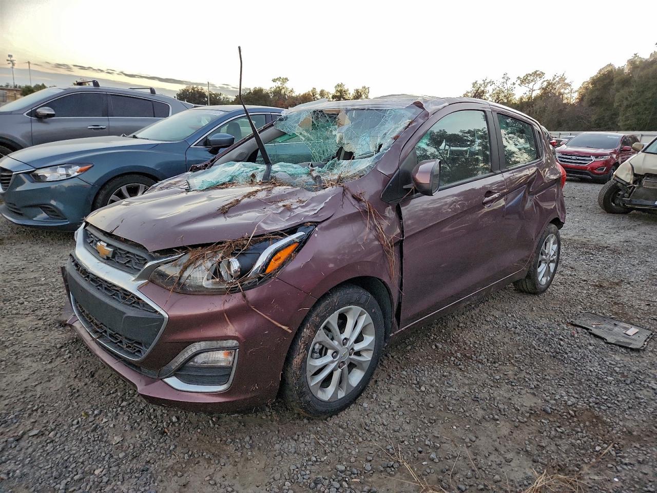 2020 CHEVROLET SPARK 1LT — ROLLOVER damage — photo 1