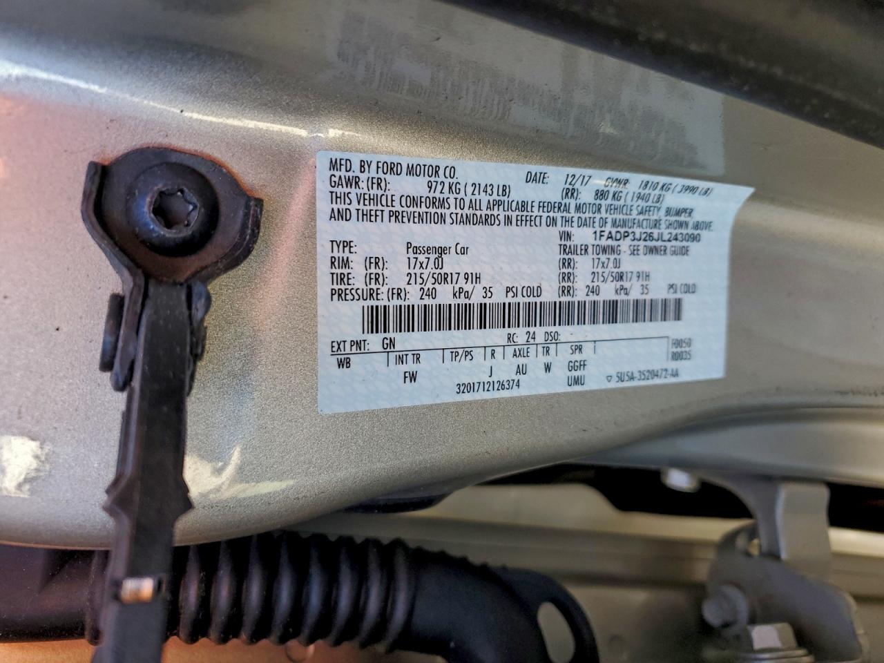 2018 FORD FOCUS TITANIUM photo 13