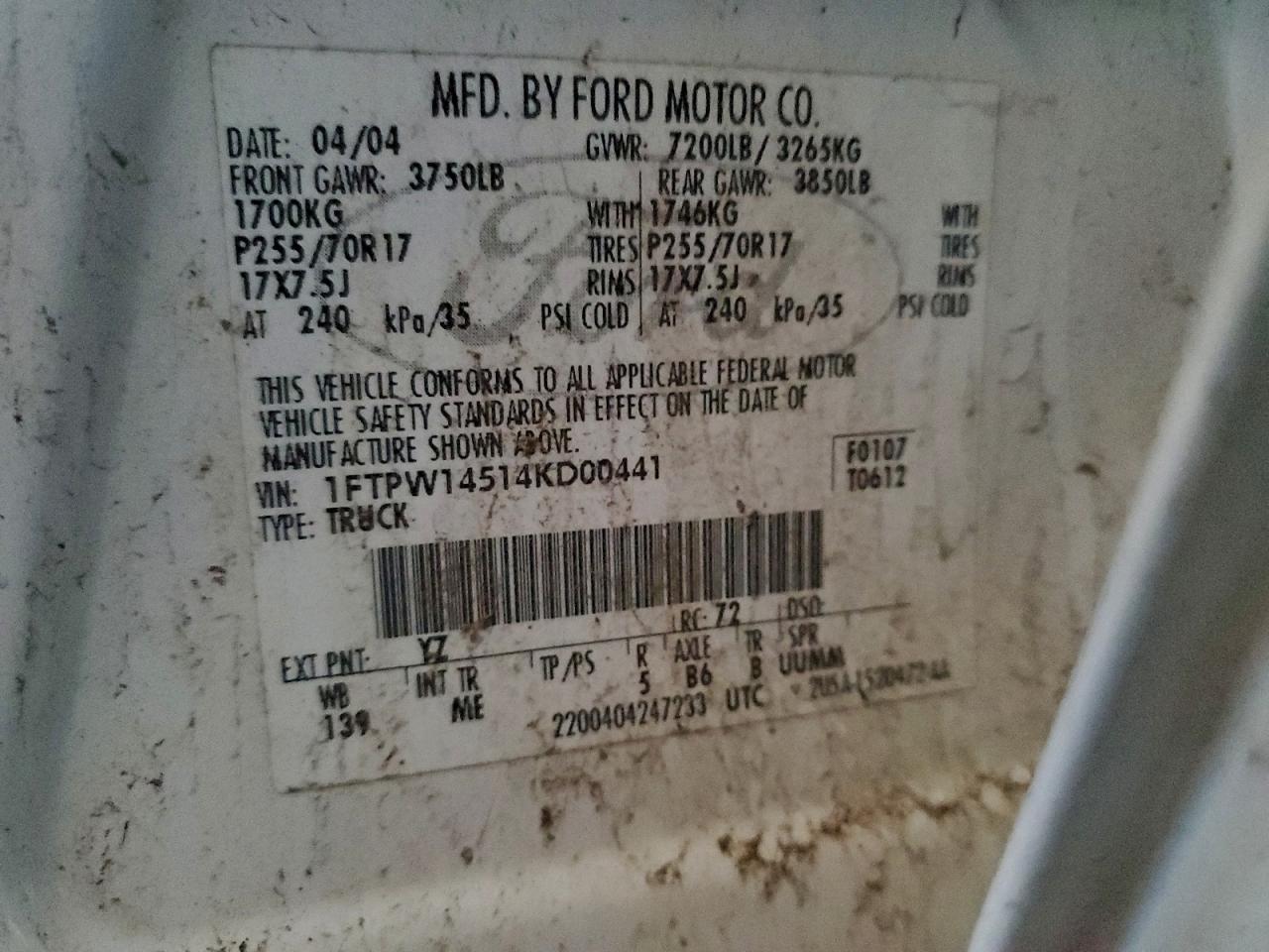 2004 FORD F150 SUPERCREW photo 23