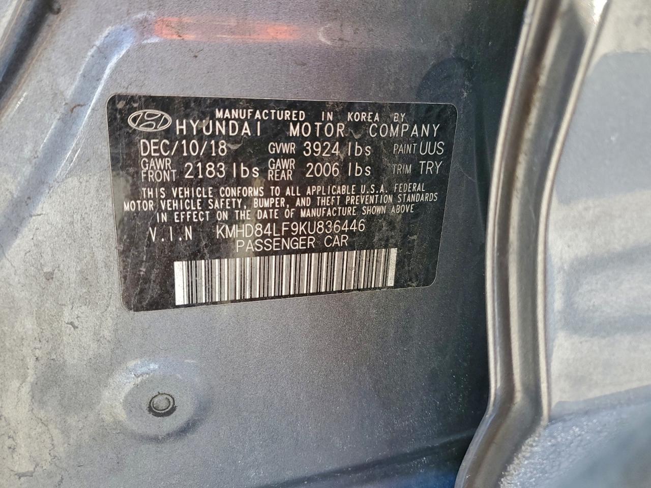 2019 HYUNDAI ELANTRA SEL photo 25