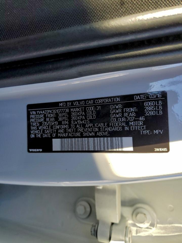 2016 VOLVO XC90 T6 photo 37