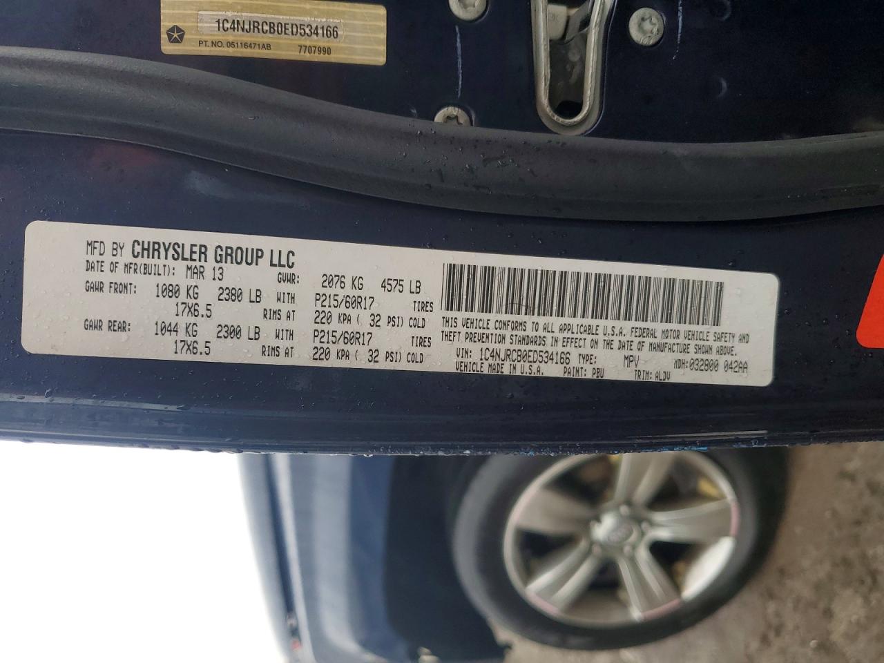 2014 JEEP PATRIOT LIMITED photo 14