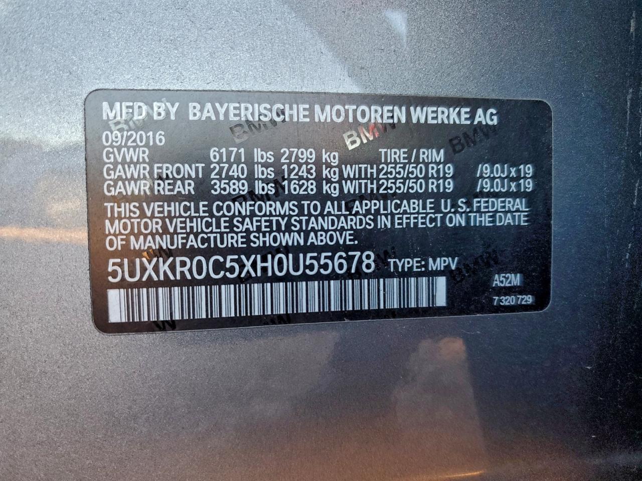 2017 BMW X5 XDRIVE35I photo 25