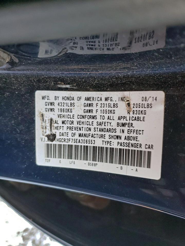 2014 HONDA ACCORD EX photo 13