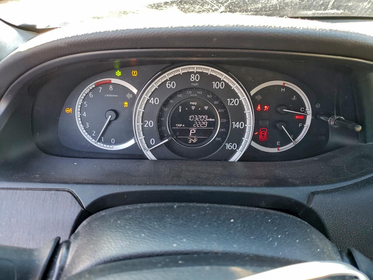 2014 HONDA ACCORD EX photo 9