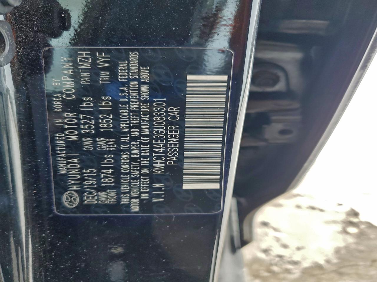 2016 HYUNDAI ACCENT SE photo 23