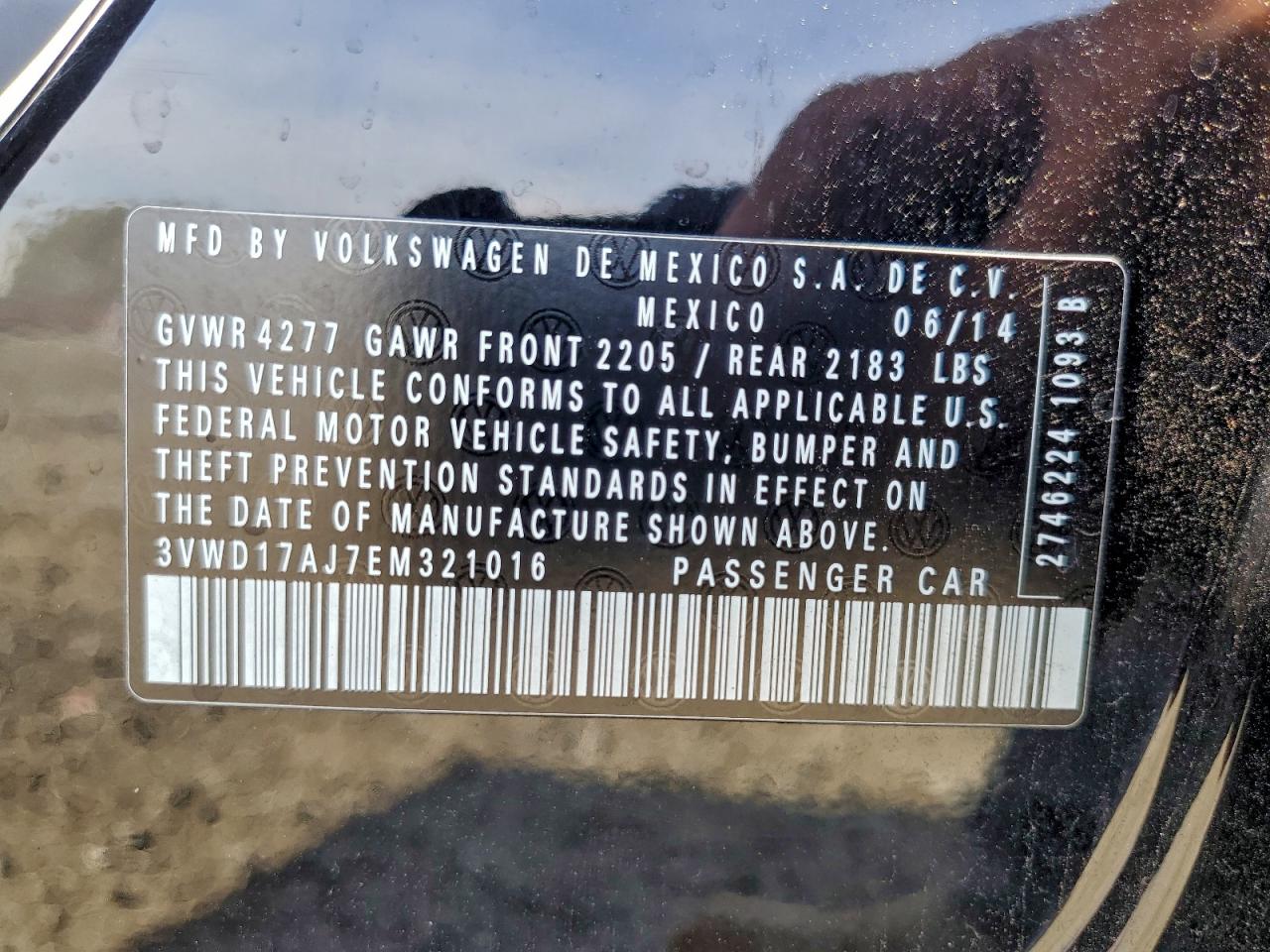 2014 VOLKSWAGEN JETTA SE photo 23