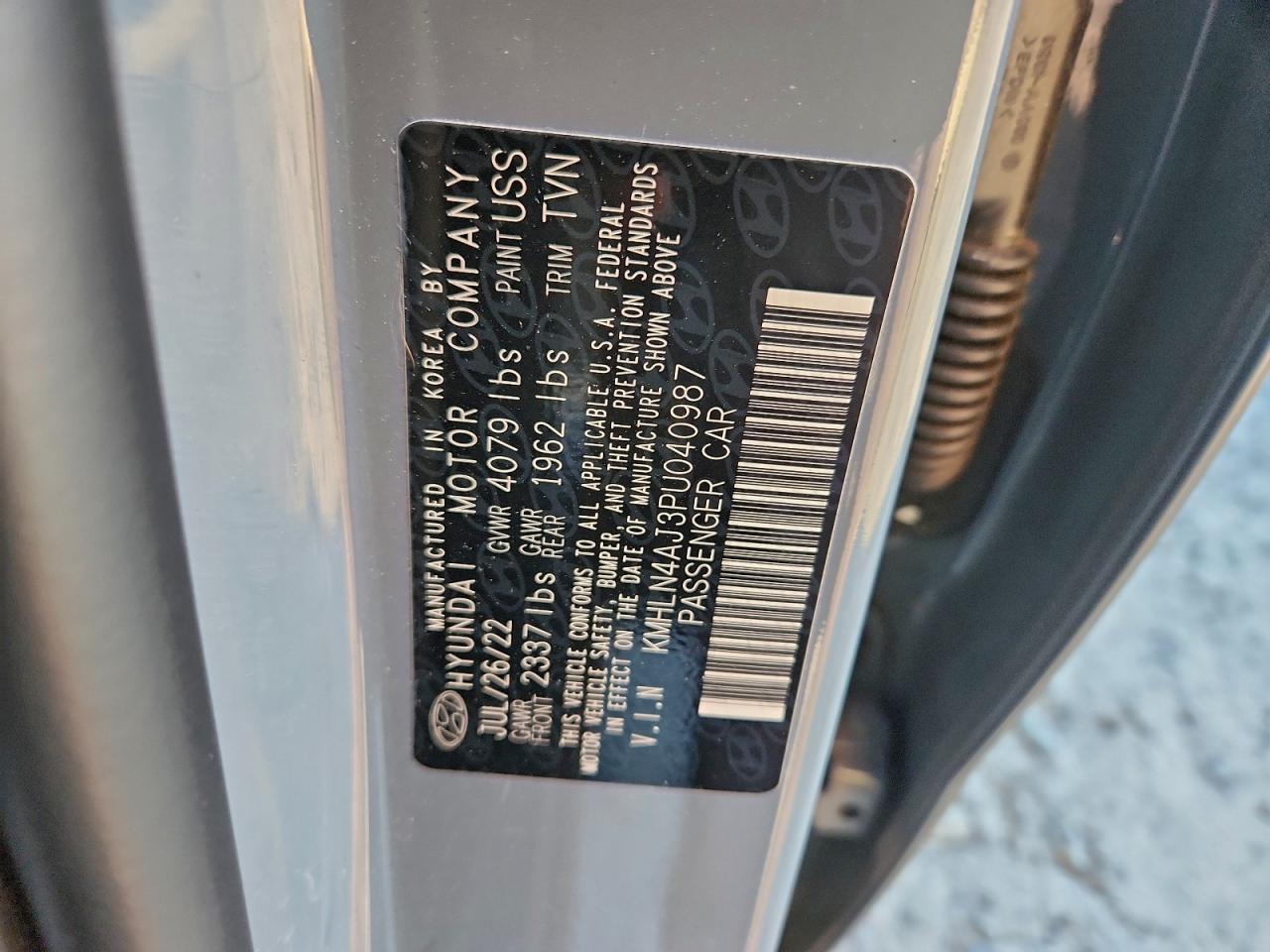 2023 HYUNDAI ELANTRA LIMITED photo 13