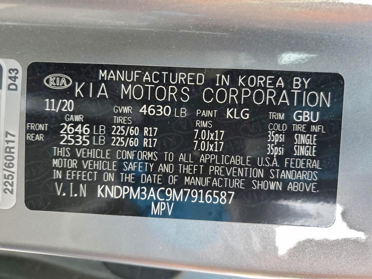 2021 KIA SPORTAGE LX photo 13