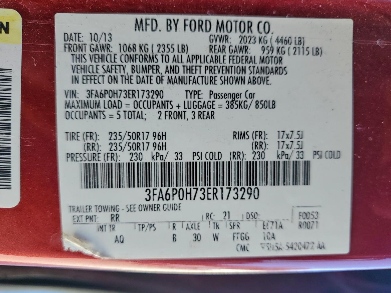 2014 FORD FUSION SE photo 25