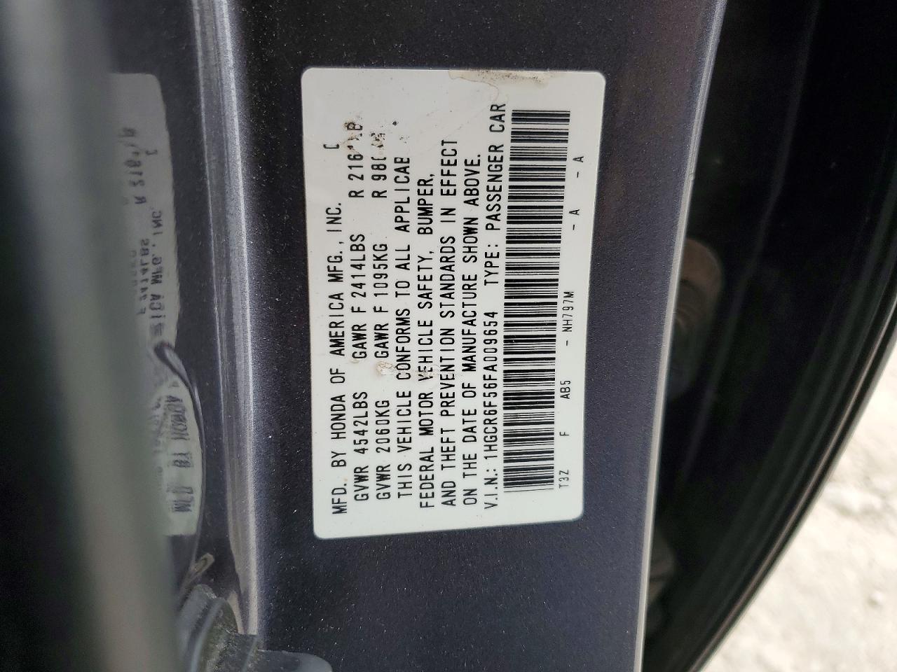 2015 HONDA ACCORD HYBRID EXL photo 25