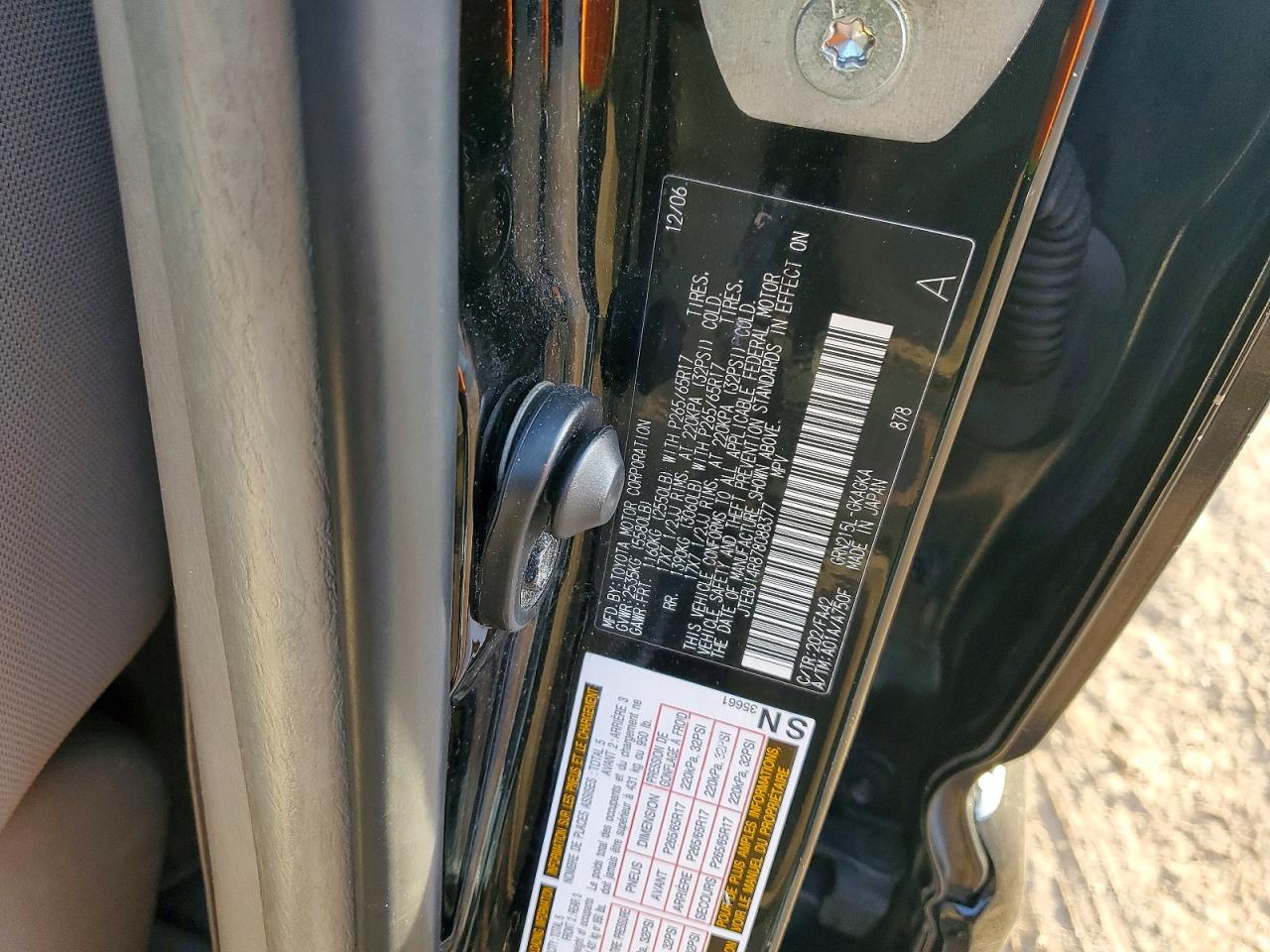 2007 TOYOTA 4RUNNER SR5 photo 37