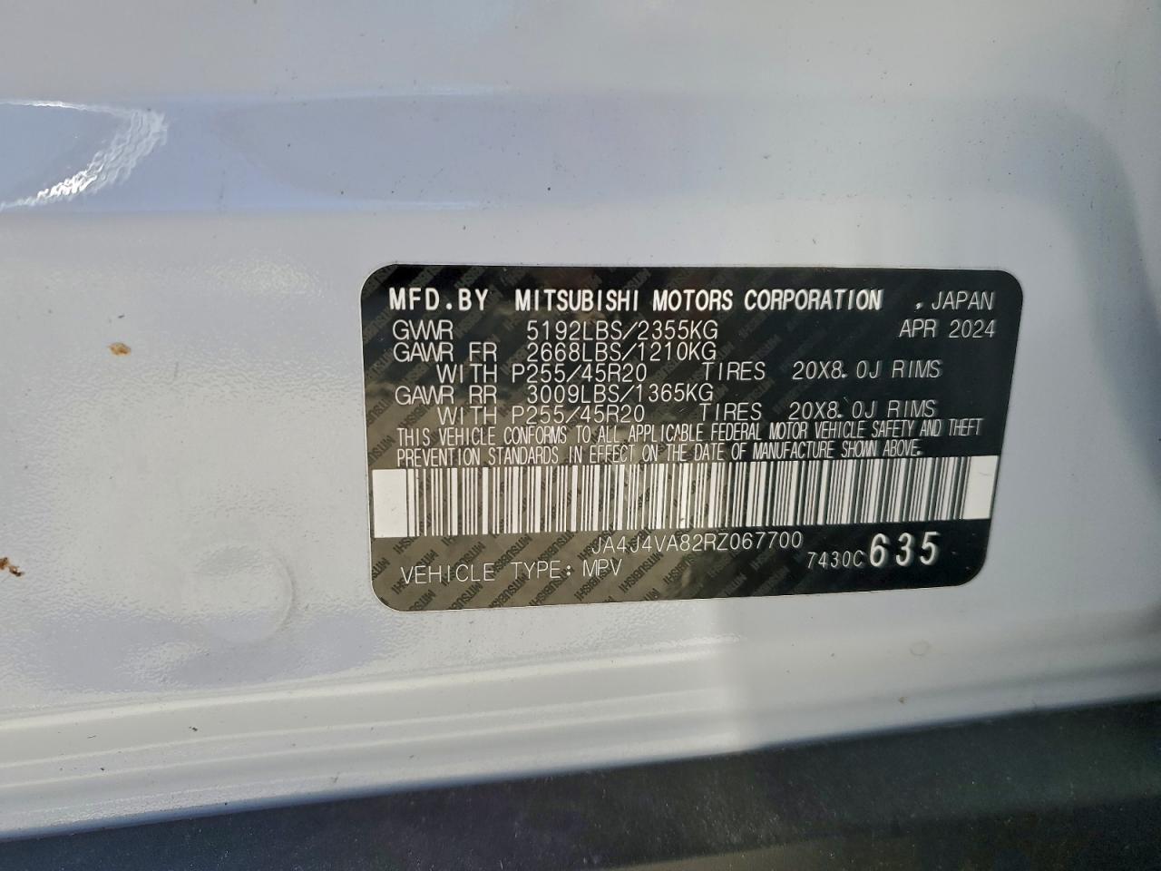 2024 MITSUBISHI OUTLANDER SE photo 14