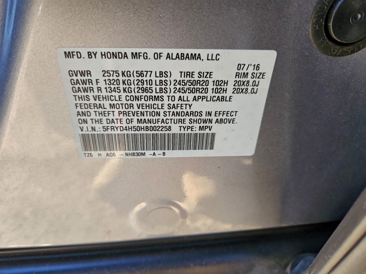 2017 ACURA MDX TECHNOLOGY photo 14