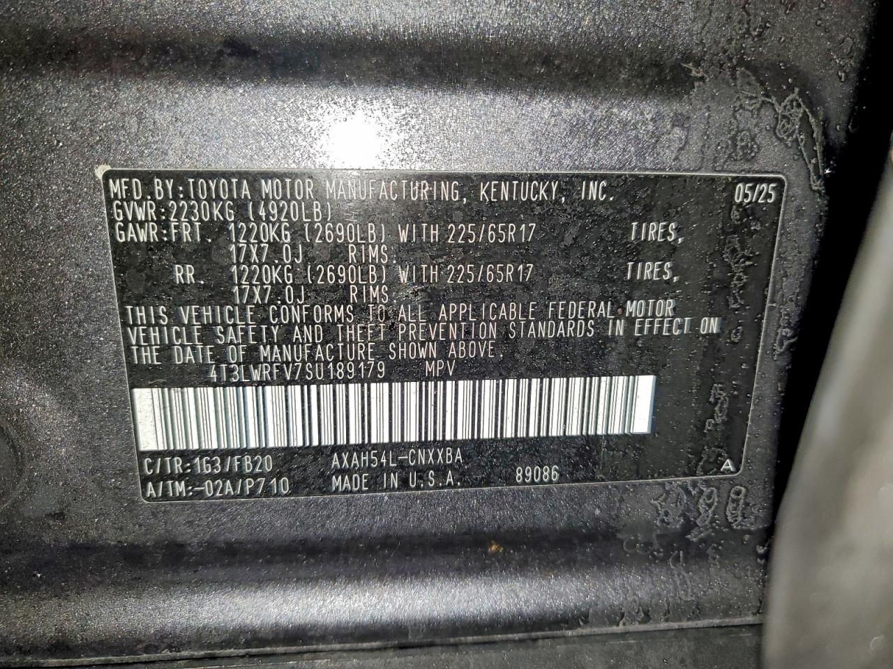 2025 TOYOTA RAV4 LE photo 14