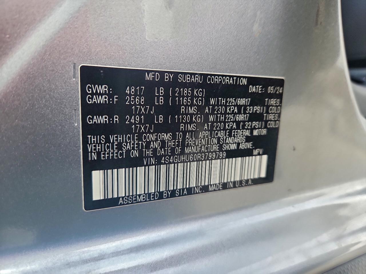 2024 SUBARU CROSSTREK WILDERNESS photo 12