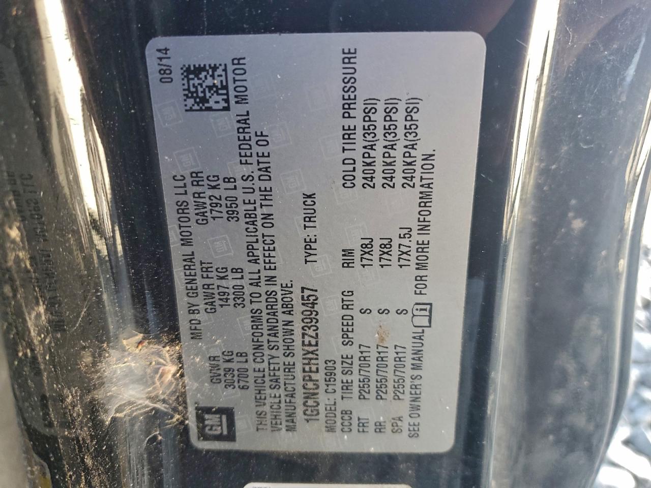 2014 CHEVROLET SILVERADO C1500 photo 12