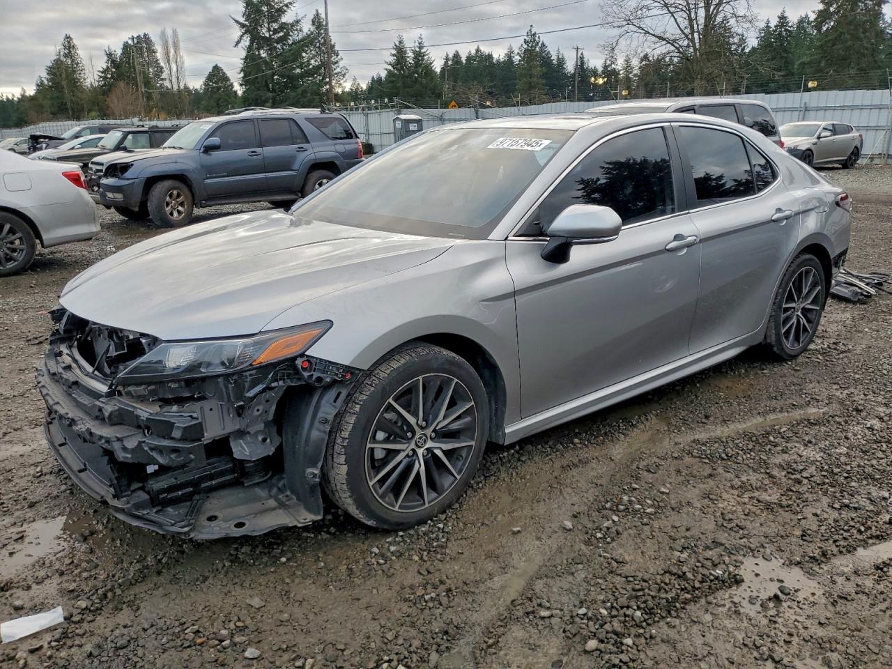 2022 TOYOTA CAMRY NIGHT SHADE — FRONT END damage — photo 1
