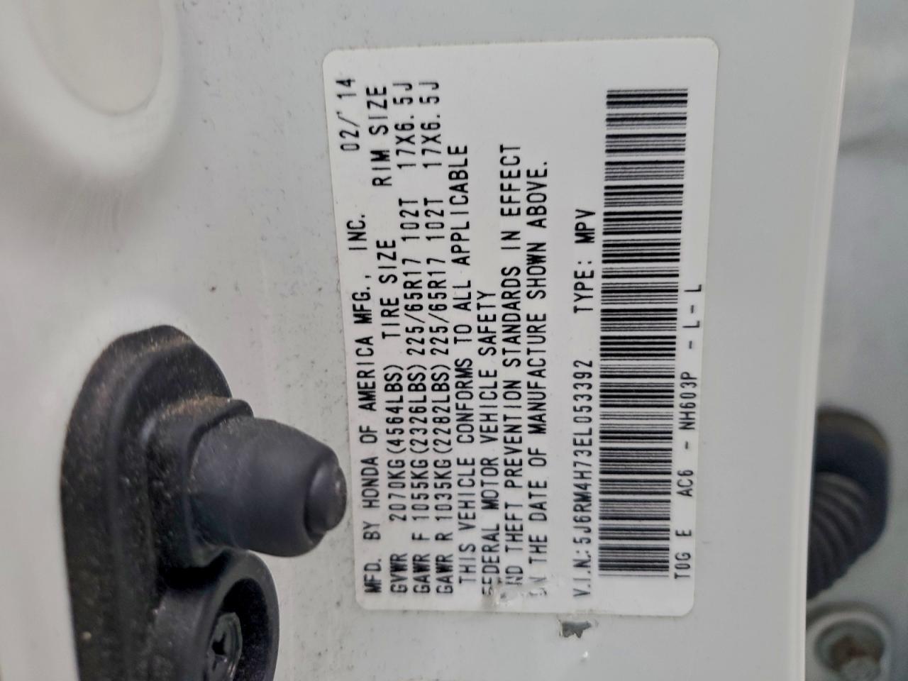 2014 HONDA CR-V EXL photo 40