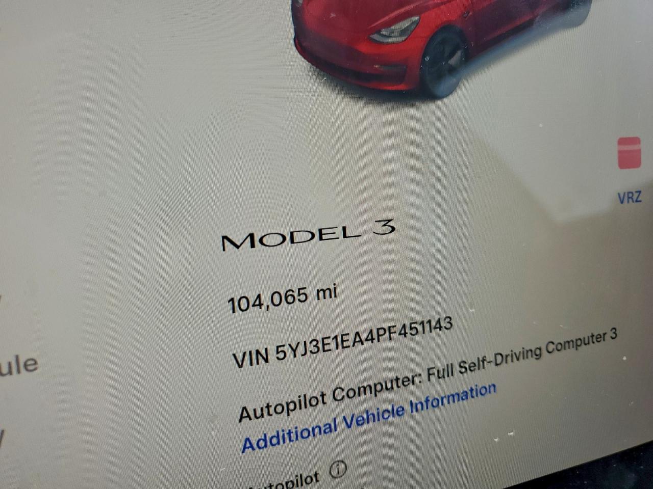 2023 TESLA MODEL 3 photo 9